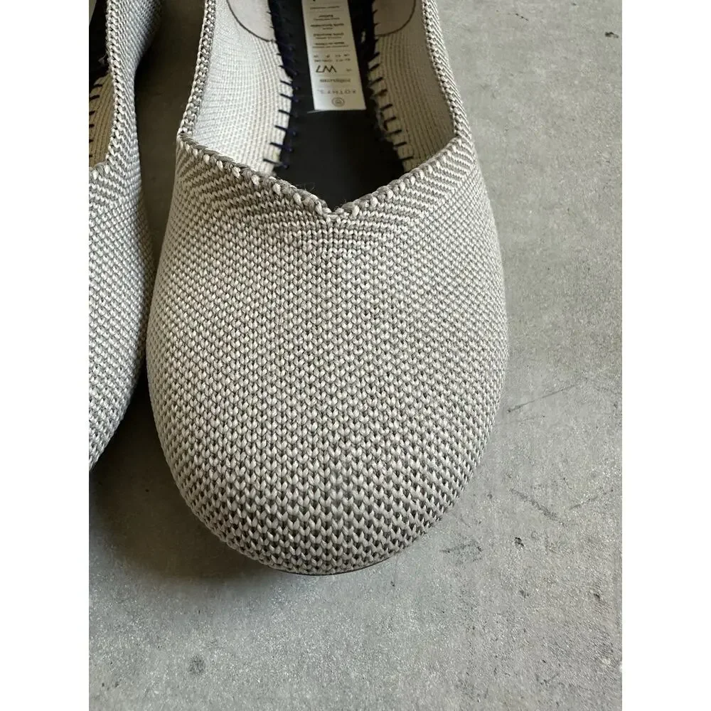 Rothy’s Flax Birdseye Flats Women's Size 7 Neutral